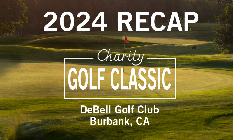 Golf Course with text for 2024 Golf Classic